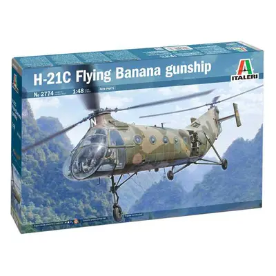 Italeri Piasecki H-21C Flying Banana GunShip (1:48)