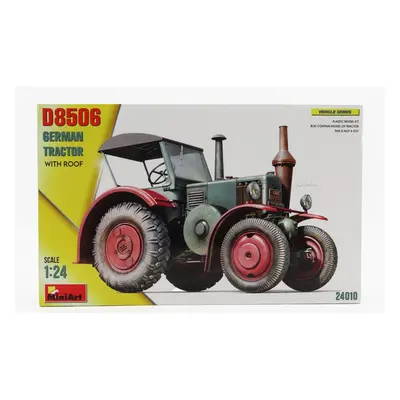 Miniart Lanz Bulldog D8506 German Tractor With Roof 1949 1:24 /