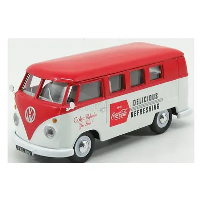 Corgi Volkswagen T1 Camper Van Coca-cola 1961 1:43 Bílá Červená