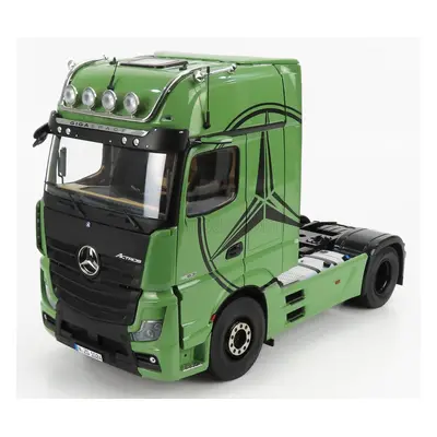 Nzg Mercedes benz Actros 2 1863 Gigaspace 4x2 Mirrorcam Tractor Truck 2-assi 2018 1:18 Olivová Z