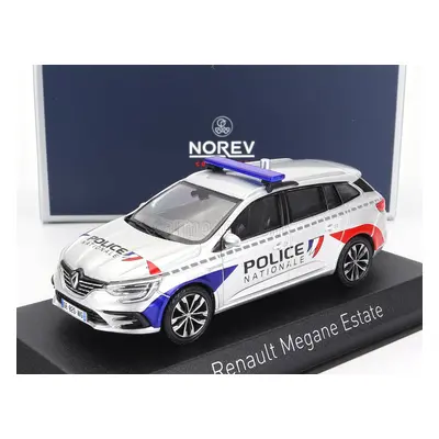 Norev Renault Megane Sport Tourer Sw Station Wagon Police Nationale 2022 1:43 Silver Red