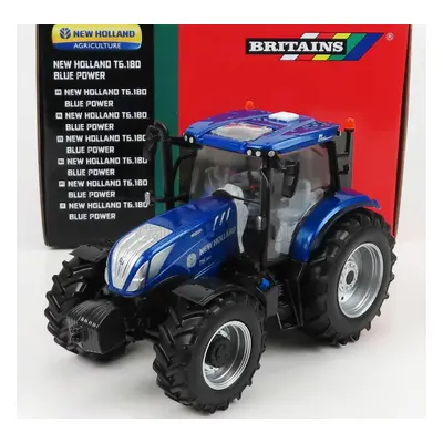 Britains New holland T6.180 Tractor Blue Power 2018 1:32 Blue