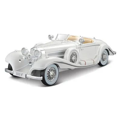 Maisto Mercedes-Benz 500 K Typ Specialroadster 1936 1:18 bílá