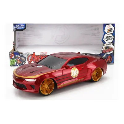 Jada Chevrolet Camaro Coupe 2016 - Iron Man 1:16 Červené Zlato