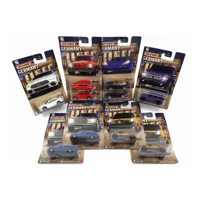 Mattel hot wheels Mercedes benz Set Assortment 10 Pieces Best Of Germany - 5 Series 1:64 Různé