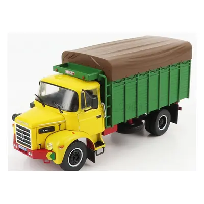 Edicola Berliet Gl900 Truck Cassonato 1976 1:43 Žlutá Zelená