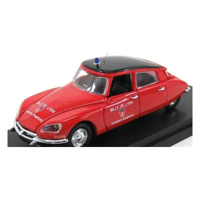 Rio-models Citroen Ds19 Pompiers De Ville De Lyon 1956 1:43 Red