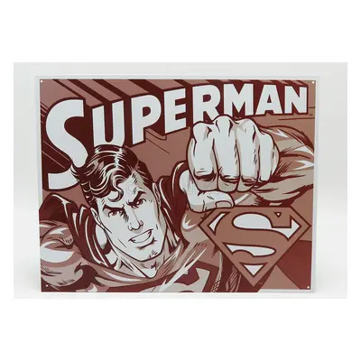 Edicola Accessories Metal Plate - Superman 1:1 Červená Bílá