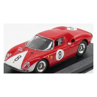 Best-model Ferrari 250 Lm N 8 2nd 12h Reims 1964 J.surtees-l.bandini 1:43 Červená Bílá