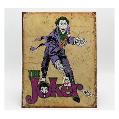 Edicola Accessories Metal Plate - The Joker Dc Comics 1:1 Beige Purple