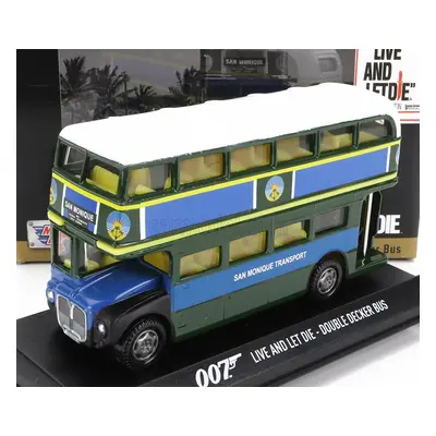 Motor-max Decker Diorama - Autobus 1960 - 007 James Bond - Live And Let Die - Vivi E Lascia Mori