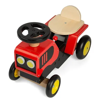 Bigjigs Toys Dřevěné odrážedlo Traktor