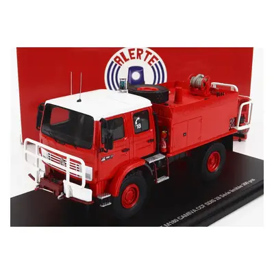 Alerte Renault M180 Tanker Truck Camiva Ccf Sdis 28 Sapeurs Pompiers 1986 1:43 Červená Bílá