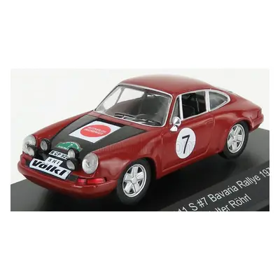 Cmr Porsche 911s N 7 Rally Bavaria 1970 W.rohrl 1:43 Bordeaux Black