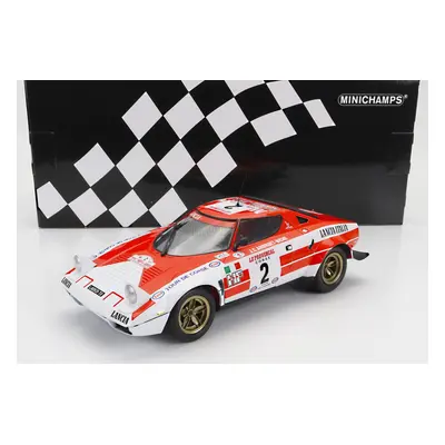 Minichamps Lancia Stratos Hf N 2 Winner Rally Tour De Corse 1974 1:18, červenobílá