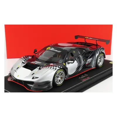 Bbr-models Ferrari 488 Gt Modificata Club Competizioni Gt 2020 1:18, stříbrná