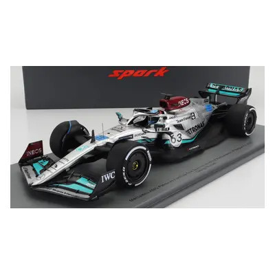 Spark-model Mercedes gp F1 W13e Team Mercedes-amg Petronas F1 N 63 4th Belgium Gp 2022 George Ru