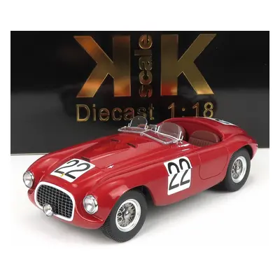 Kk-scale Ferrari 166mm Barchetta 2.0l V12 Spider Team N 22 1:18, červená