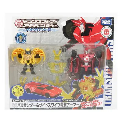 Takara-tomy Takara-tomy Transformers Barithunder & Sideswipe Cm. 12.0 1:64 Červená Černá Žlutá