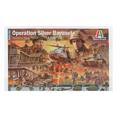 Italeri Accessories Diorama - War Battle Set - Operation Silver Bayonet Vietnam 1965 1:72 /