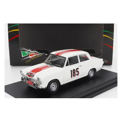 Trofeu Ford england Cortina Gt N 185 Rally Montecarlo 1964 J.manussis - J.uren 1:43 Bílá Červená