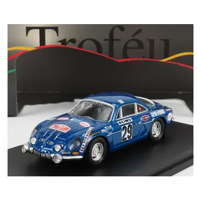 Trofeu Renault Alpine A110 N 29 Rally Montecarlo 1972 J.henry - G.di Nicola 1:43 Blue Met