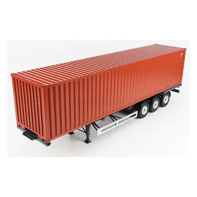 Nzg Accessories Trailer For Truck With European Sea-container 40 1:18 Brown