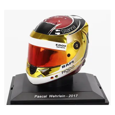 Edicola Helmet F1 - Sauber C36 Ferrari N 94 Season 2017 Pascal Wehrlein 1:5, zlatá