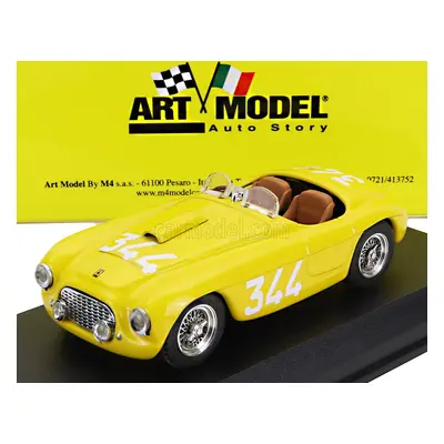 Art-model Ferrari 166 Mm N 344 Mille Miglia 1951 A.palmer - Z.ferravazzi 1:43 Žlutá