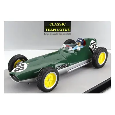 Tecnomodel Lotus F1 16 N 28 British Gp Aintree (with Pilot Figure) 1959 Graham Hill 1:18 Britsk