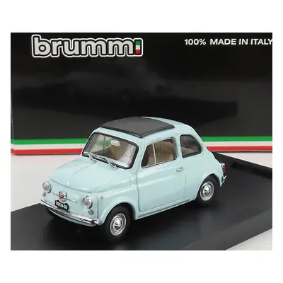 Brumm Fiat 500f Tetto Chiuso - Closed 1965 1:43 Azzurro Acquamarina