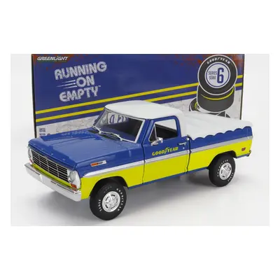 Greenlight Ford usa F-100 Pick-up Good Year 1969 1:24 Modrá Žlutá