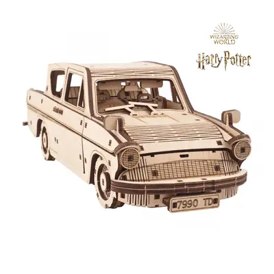 Ugears 3D dřevěné mechanické puzzle Harry Potter Létající Ford Anglia