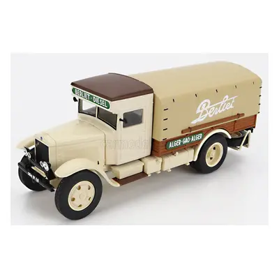 Edicola Berliet Gvl 28 Truck Diesel Telonato Alger-gao-alger 2-assi 1932 1:43 Cream