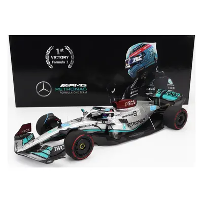 Minichamps Mercedes gp F1 W13e Mercedes-amg Petronas F1 N 63 1:18, stříbrná