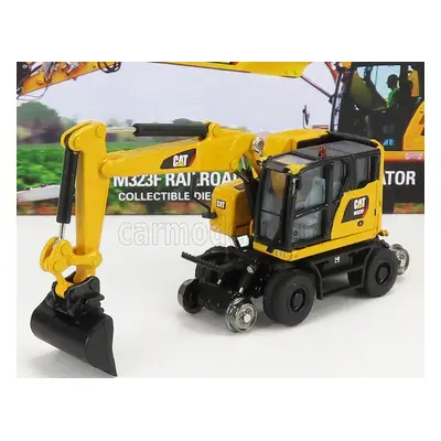 Dm-models Caterpillar Catm323f Kolový bagr na železnici 1:87, žlutá