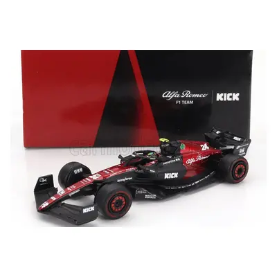 Spark-model Alfa romeo F1 C43 Team Stake N 24 Season 2023 Guanyu Zhou 1:64 Černá Červená