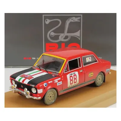 Rio-models Fiat 128 Rally N 88 Rally Isola D' Elba 1972 P.santacroce - L.versi 1:43 Červená Čern