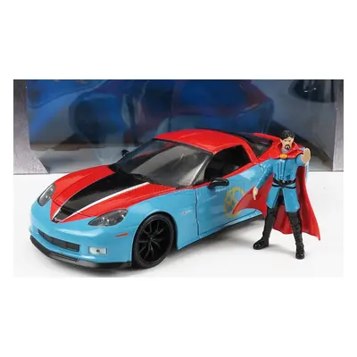 Jada Chevrolet Corvette Z06 2015 With Doctor Strange Figure 1:24 Modrá Červená