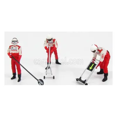 Minichamps Figures F1 Pit-stop Toyota 2002 Jack Set - Figures 1:43 Bílá Červená