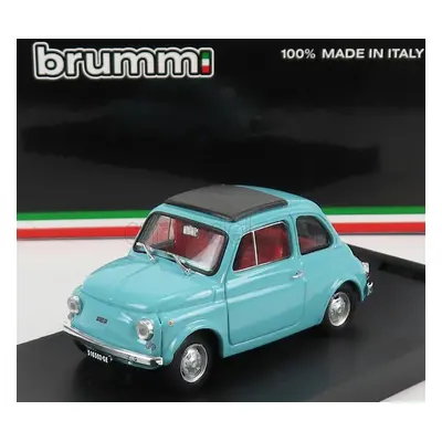 Brumm Fiat 500r Tetto Chiuso - Closed 1972 1:43 Turchese Farfalla