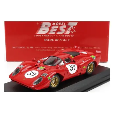 Best-model Ferrari 312p 3.0l V12 Coupe Team N.a.r.t N 39 1:43, červená