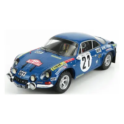 Ixo-models Renault Alpine A110 1800s N 21 Rally Montecarlo 1973 J-p.nicolas - M.vial 1:24 Blue M