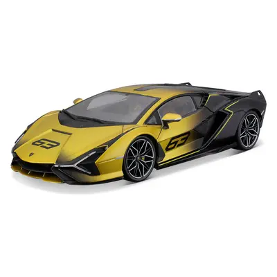 Bburago Lamborghini Sián FKP 37 1:18 žlutá