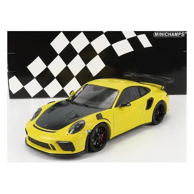 Minichamps Porsche Porsche 911 991-2 Gt3 Rs Coupe 2019 - Black Wheels 1:18 Žlutá