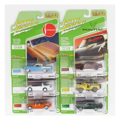 Johnny lightning Jeep Set Assortment 6 Pieces 1:64 Různé