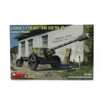 Miniart Accessories Military German 7.5 Anti-tank Gun Pak 40 1945 1:35 /