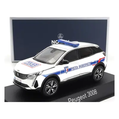 Norev Peugeot 3008 Police Municipale 2023 1:43 Bílá Modrá