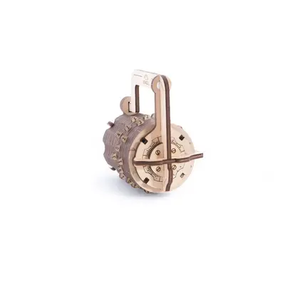 Ugears 3D dřevěné mechanické puzzle Zámek