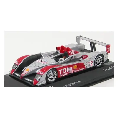 Minichamps Audi R10 N 2 Winner 12h Sebring 2007 - Pirro Biela Werner 1:43 Silver Red